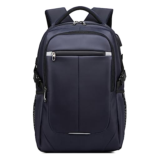 DORRISO Herren Rucksack Großer Business Laptoptasche für 15.6 Zoll mit USB Ladeanschluss Headphone Hole für Reisen Camping Draussen Schule zu Fuß Wasserdicht Nylon Rucksack Herren Blau DORRISO Herren Rucksack Großer Business Laptoptasche für 15.6 Zoll mit USB Ladeanschluss Headphone Hole für Reisen Camping Draussen Schule zu Fuß Wasserdicht Nylon Rucksack Herren Blau von DORRISO