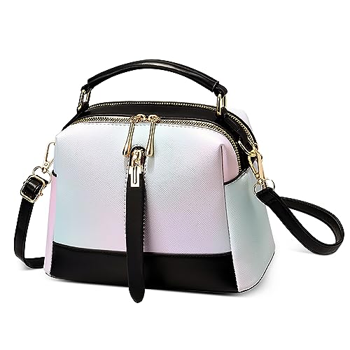 DORRISO Klassische Damen Henkeltasche Leicht Elegant Handtasche Umhängetasche mit Tragegriff für Lässig Reise Urlaub Business Täglich PU Leder Damen Einzigartig Schultertaschen Schwarz DORRISO Klassische Damen Henkeltasche Leicht Elegant Handtasche Umhängetasche mit Tragegriff für Lässig Reise Urlaub Business Täglich PU Leder Damen Einzigartig Schultertaschen Schwarz von DORRISO