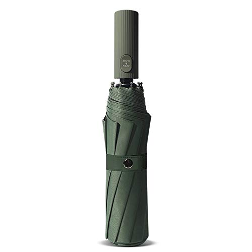 DORRISO Mode Automatik Klappschirm Herren Damen Taschenschirm Leicht Windsicher Stabil Kompakt Regenschirme Transportabel Reiseschirm Grün DORRISO Mode Automatik Klappschirm Herren Damen Taschenschirm Leicht Windsicher Stabil Kompakt Regenschirme Transportabel Reiseschirm Grün von DORRISO