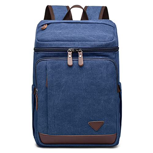 DORRISO Mode Herren Laptop Rucksack Jungen Schulrucksack Teenager Groß Daypacks Reise Laptop Rucksack für 15.6 Zoll Laptop Business Casual Herren Bergsteigen Canvas L Rucksack Blau DORRISO Mode Herren Laptop Rucksack Jungen Schulrucksack Teenager Groß Daypacks Reise Laptop Rucksack für 15.6 Zoll Laptop Business Casual Herren Bergsteigen Canvas L Rucksack Blau von DORRISO