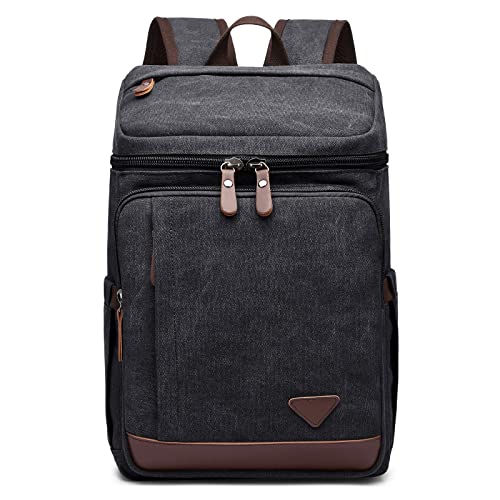 DORRISO Mode Herren Laptop Rucksack Jungen Schulrucksack Teenager Groß Daypacks Reise Laptop Rucksack für 15.6 Zoll Laptop Business Casual Herren Bergsteigen Canvas L Rucksack Schwarz DORRISO Mode Herren Laptop Rucksack Jungen Schulrucksack Teenager Groß Daypacks Reise Laptop Rucksack für 15.6 Zoll Laptop Business Casual Herren Bergsteigen Canvas L Rucksack Schwarz von DORRISO