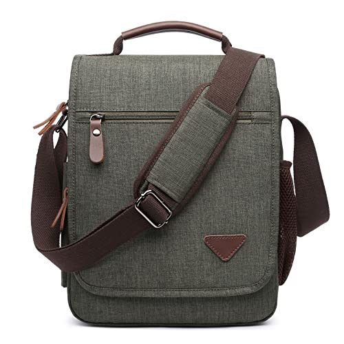 DORRISO Mode Umhängetasche Herren Schultertasche Elegante Schultertaschen für 12.9 Zoll Laptop Kuriertasche Männer Casual Reise Schule Schultertasche Herren Kuriertasche Grün DORRISO Mode Umhängetasche Herren Schultertasche Elegante Schultertaschen für 12.9 Zoll Laptop Kuriertasche Männer Casual Reise Schule Schultertasche Herren Kuriertasche Grün von DORRISO