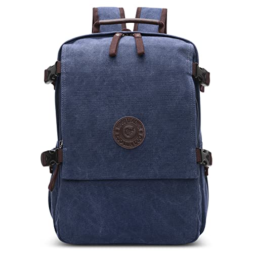 DORRISO Reise Herren Rucksack Mode Canvas Schulrucksack Teenager Daypacks Casual Laptop Rucksack für 15.6 Zoll Laptop Geschäft Arbeit Bergsteigen Campus Laptop Rucksack Blau DORRISO Reise Herren Rucksack Mode Canvas Schulrucksack Teenager Daypacks Casual Laptop Rucksack für 15.6 Zoll Laptop Geschäft Arbeit Bergsteigen Campus Laptop Rucksack Blau von DORRISO