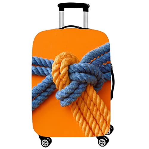 Elastisch Kofferhülle, DOTBUY 3D Reise Kofferschutzhülle Gepäck Cover Reisekoffer Hülle Schutz Bezug Schutzhülle Waschbare Reisetasche Kofferbezug (Seil,S (18-20 Zoll)) von DOTBUY-SHOP