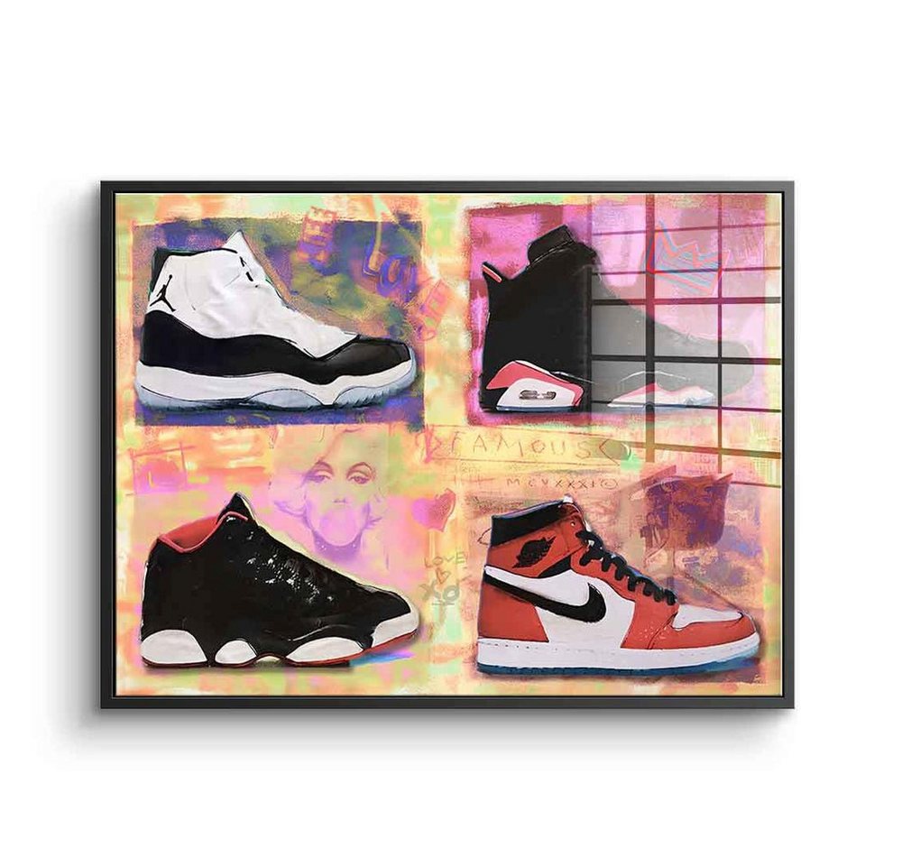 DOTCOMCANVAS® Acrylglasbild Air Jordan Sneaker - Acrylglas, Acrylglasbild Air Jordan Sneaker Lifestyle Sportschuhe Nike von DOTCOMCANVAS®