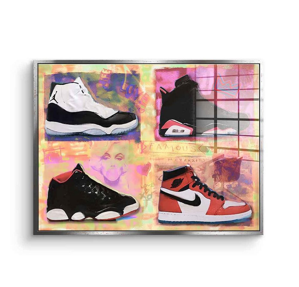 DOTCOMCANVAS® Acrylglasbild Air Jordan Sneaker - Acrylglas, Acrylglasbild Air Jordan Sneaker Lifestyle Sportschuhe Nike von DOTCOMCANVAS®