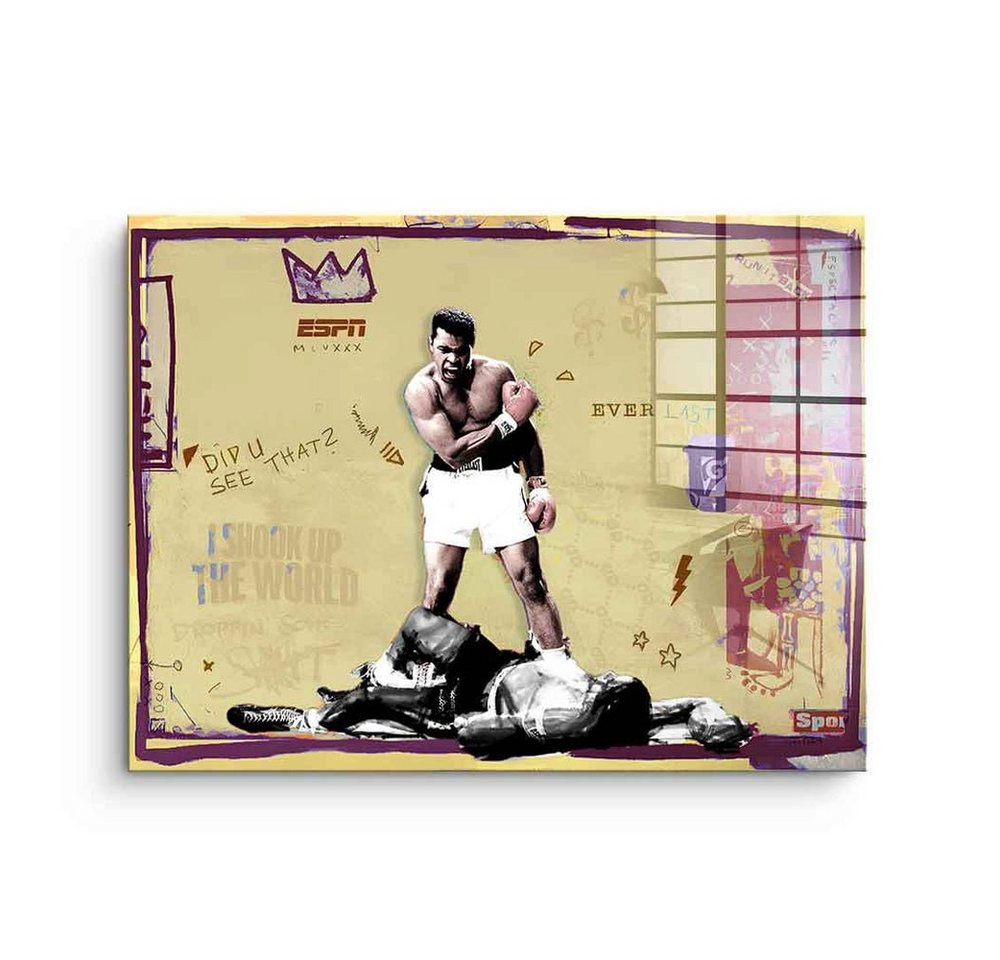 DOTCOMCANVAS® Acrylglasbild Muhammad Ali - Acrylglas, Acrylglasbild Muhammad Ali Boxen Sport Fight ESPN von DOTCOMCANVAS®