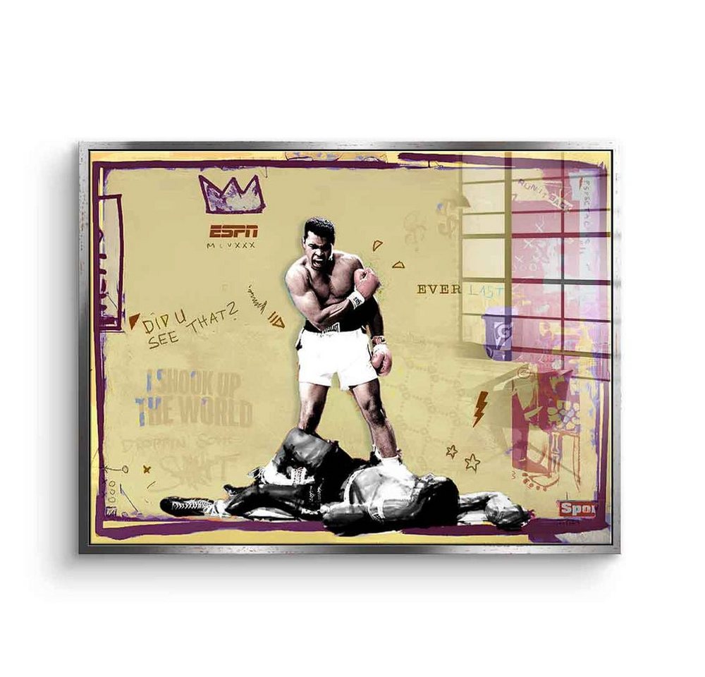 DOTCOMCANVAS® Acrylglasbild Muhammad Ali - Acrylglas, Acrylglasbild Muhammad Ali Boxen Sport Fight ESPN von DOTCOMCANVAS®