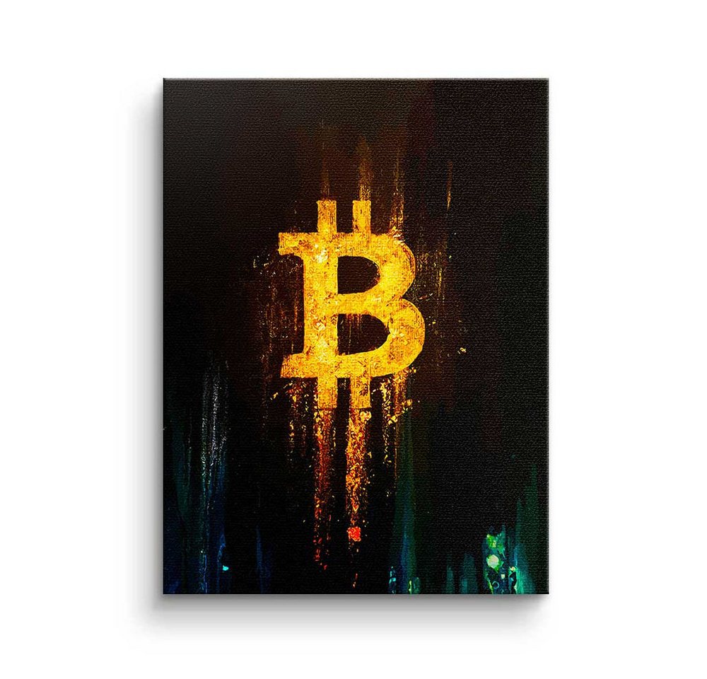 DOTCOMCANVAS® Leinwandbild BITCOIN & CRYPTO Wandbilder, Schöne Leinwandbilder direkt Aufhangbere, BITCOIN & CRYPTO Wandbilder, Leinwandbilder direkt Aufhangbereit von DOTCOMCANVAS®