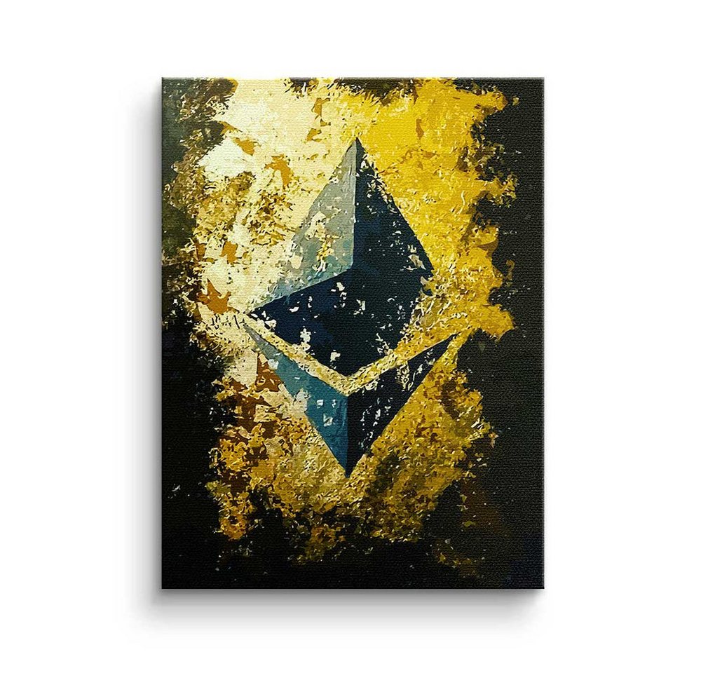 DOTCOMCANVAS® Leinwandbild BITCOIN & CRYPTO Wandbilder, Schöne Leinwandbilder direkt Aufhangbere, BITCOIN & CRYPTO Wandbilder, Leinwandbilder direkt Aufhangbereit von DOTCOMCANVAS®