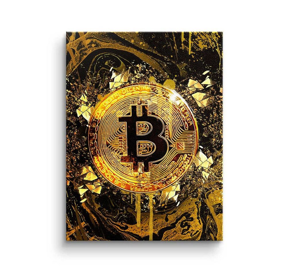 DOTCOMCANVAS® Leinwandbild BITCOIN & CRYPTO Wandbilder, Schöne Leinwandbilder direkt Aufhangbere, BITCOIN & CRYPTO Wandbilder, Leinwandbilder direkt Aufhangbereit von DOTCOMCANVAS®