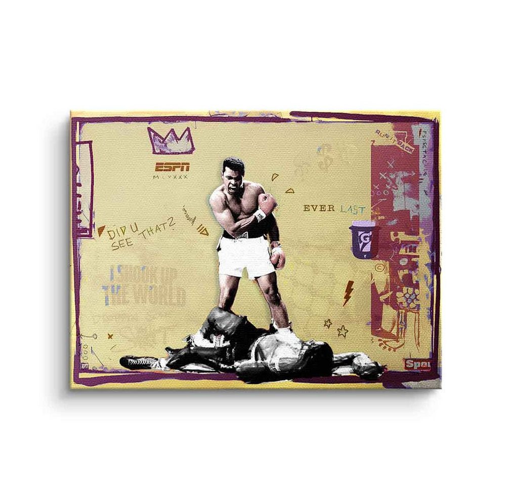 DOTCOMCANVAS® Leinwandbild Muhammad Ali, Leinwandbild Muhammad Ali Boxen Sport Fight ESPN von DOTCOMCANVAS®