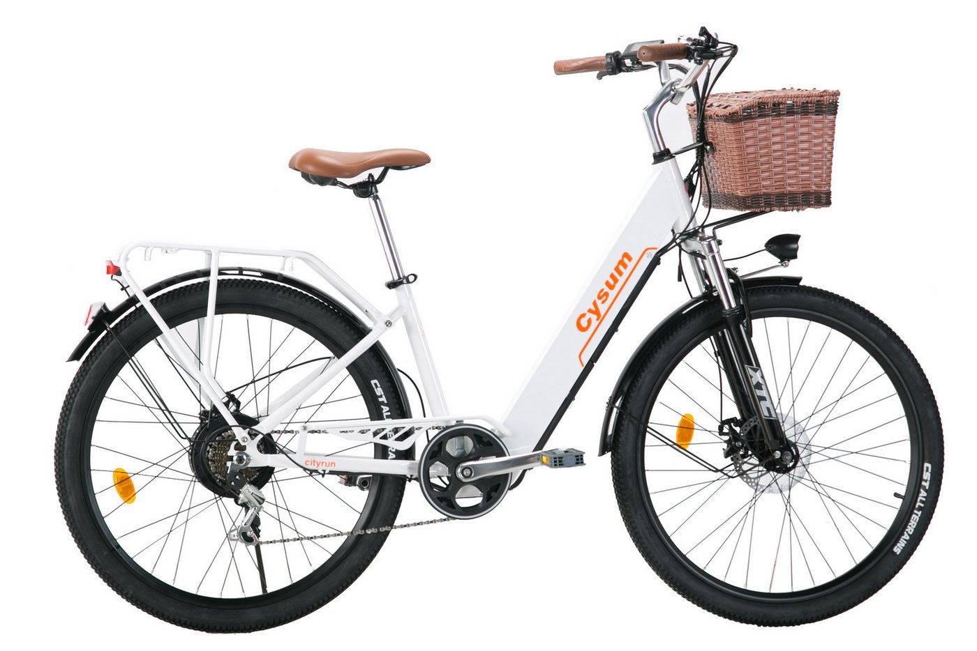 DOTMALL E-Bike Cityrad E Bike 26 Zoll Cysum 250W 36V 10Ah Mountain/City bike von DOTMALL