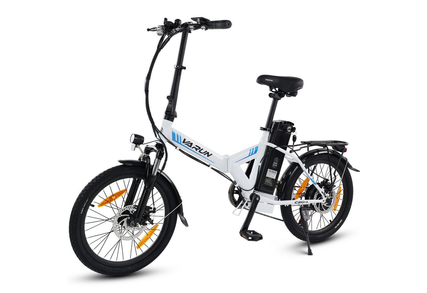 DOTMALL E-Bike Cityrad Faltbares E-Bike 20 Zoll 250W VARUN 48v7.8AH Berg- und Flachstraßen von DOTMALL