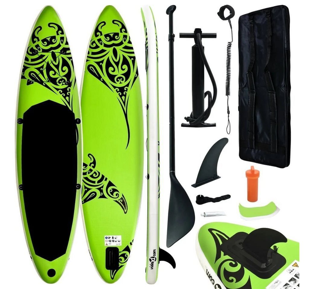 DOTMALL Inflatable SUP-Board Stand Up Paddle Aufblasbar Set 305x76x15 cm für Erwachsene von DOTMALL