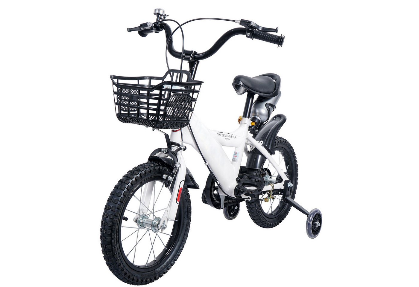 DOTMALL Kinderfahrrad 14 Zoll Kinder Mädchen Fahrrad,1 Gang, Korb, Stützräder DOTMALL Kinderfahrrad 14 Zoll Kinder Mädchen Fahrrad,1 Gang, Korb, Stützräder von DOTMALL