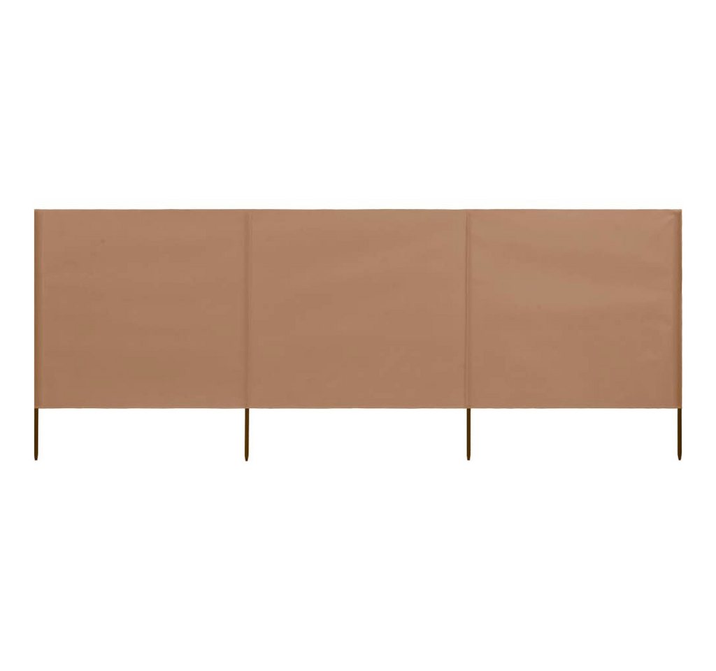 DOTMALL Windschutz 3-teiliges Windschutzgewebe 400 x 80 cm Taupe DOTMALL Windschutz 3-teiliges Windschutzgewebe 400 x 80 cm Taupe von DOTMALL