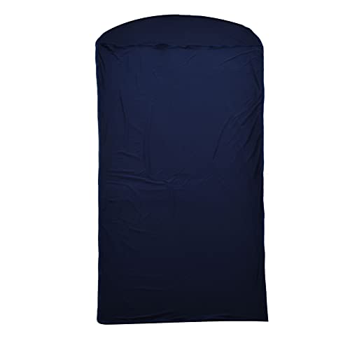 DOUQIFEI Schlafsack-Liner, Schlafsack-Isolierlaken für Erwachsene in einem Hotel, leichter tragbarer Schlafsack für Outdoor-Camping, Wandern, Bergsteigen und Rucksackreisen (Dark Blue) von DOUQIFEI