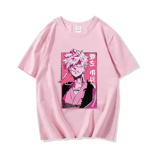 DPMTBD T-Shirt Hell's Paradise: Jigokuraku Short Sleeve Fashion Women's Loose Shirt, Men's Cartoon Printed Round Neck Top Comfortable Casual Shirt-White||XS von DPMTBD