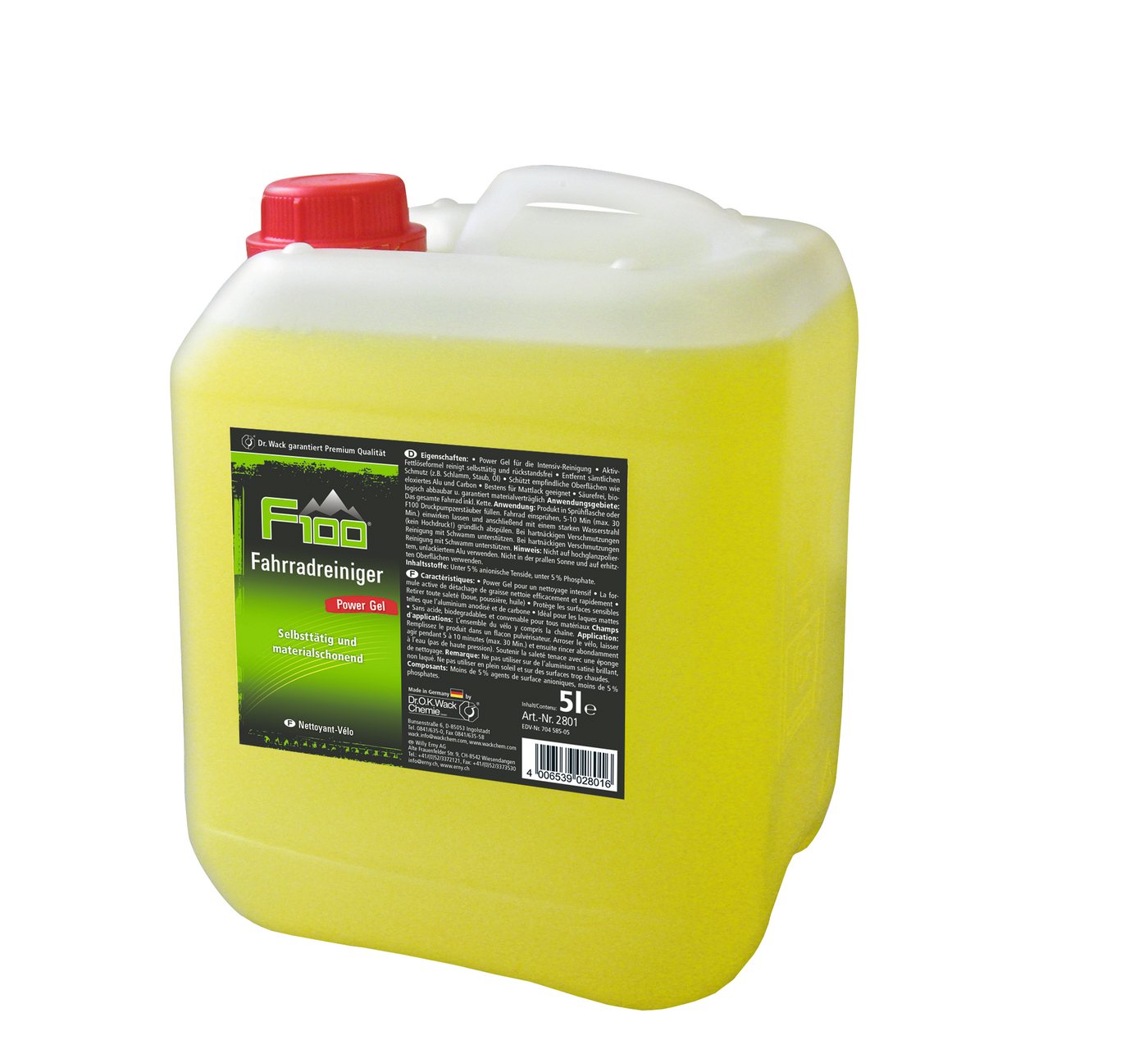 DR WACK Fahrradöl Dr. Wack F100 Fahrradreiniger 5 L DR WACK Fahrradöl Dr. Wack F100 Fahrradreiniger 5 L von DR WACK