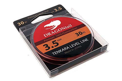 Dragontail TENKARA Level Line 30 m Hi-Vis Orange, 2.5 von DRAGONtail Tenkara