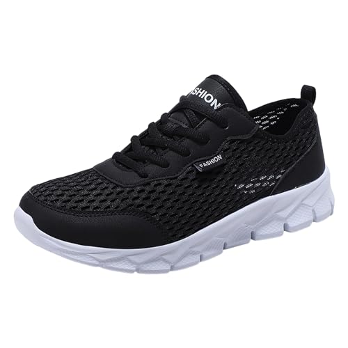 Arbeitsschuhe Herren Mesh-Schuhe, Sicherheitsschuhe Schnüren Sportschuhe Work rutschfeste Schuh Security Schuhe Lässige Schuhe Leichte Safety Sportlich Schutzschuhe Sicherheit Sneaker Turnschuhe von DRALOFAO