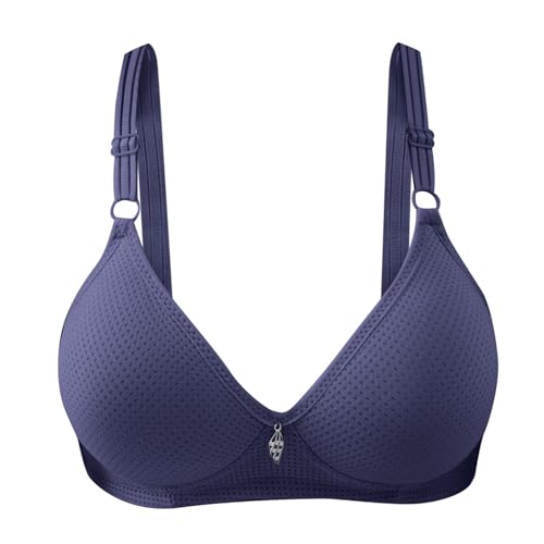 BH Baumwolle Ohne Bügel, Ohne Bügel BH Damen Baumwolle Komfort - Bralette Elastisch Bustier Leicht Atmungsaktiv Weich Atmungsaktiver Und Ultrakomfortabler Schlaf BH von DRALOFAO