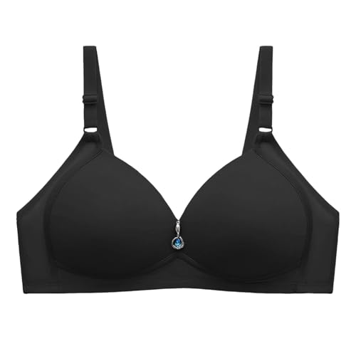 BH Baumwolle Ohne Bügel, Ohne Bügel BH Damen Elastisch - Bralette Baumwolle Bustier Leicht Komfort Weich Atmungsaktiv Bustier Weicher Bequemer T-Shirt Soft Bra von DRALOFAO