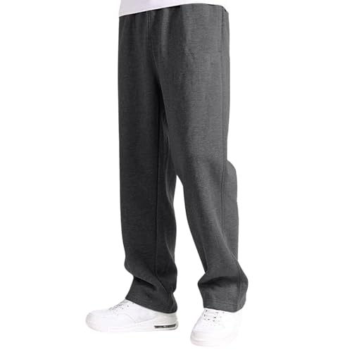 Baggy Jogginghose Herren Breite Jogging Hose Weites Bein Baumwolle Elastische Taille Sweatpants Lang Sporthose Sweat Pants Men Winter Warme Männer Sweathose Mit Taschen, Wide-Leg Pants Baggy Jogginghose Herren Breite Jogging Hose Weites Bein Baumwolle Elastische Taille Sweatpants Lang Sporthose Sweat Pants Men Winter Warme Männer Sweathose Mit Taschen, Wide-Leg Pants von DRALOFAO