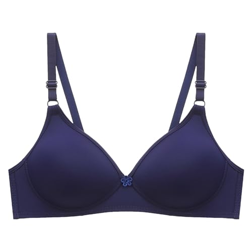 Bügelloser BH, Ohne Bügel BH Damen Weich - Bralette Atmungsaktiv Bustier Leicht Elastisch Komfort Baumwolle Bustier Weicher Bequemer T-Shirt Soft Bra von DRALOFAO