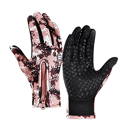 DRALOFAO Freezer Thermo-Handschuhe Thermal Kältebeständig Thermohandschuhe Men Heizung Damenhandschuhe Thermo Beheizte Warm Schneehandschuhe Winter Handschuhe Herren Warm Leder, Habdschuhe von DRALOFAO