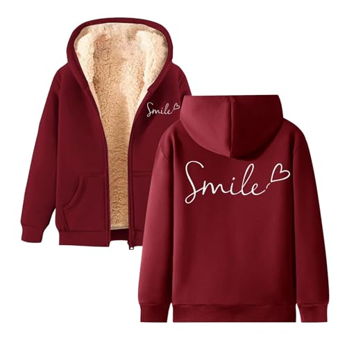 Damen Fleecejacke,Sherpa Jacke Damen Fleecejacke Damen Winter Teddyjacke Winterparka Fleece Winterjacke Warm Cordjacke Thermo Kapuzenjacke Outdoorjacke Langarm Damen Fleecejacke,Sherpa Jacke Damen Fleecejacke Damen Winter Teddyjacke Winterparka Fleece Winterjacke Warm Cordjacke Thermo Kapuzenjacke Outdoorjacke Langarm von DRALOFAO
