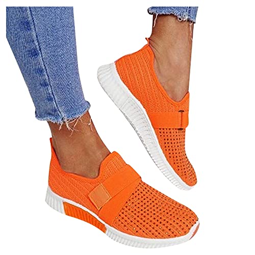 Damen Laufschuhe Mit Guter Dämpfung, Laufschuhe Damen Bequeme Sportschuhe - Damenschuhe Outdoor Freizeitschuhe Jogging Running Joggingschuhe Leichtgewichts Atmungsaktiv Für Walking Fitness von DRALOFAO