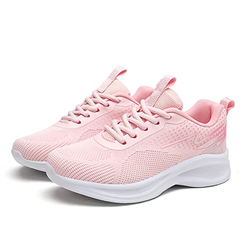 Damen Laufschuhe Mit Guter Dämpfung, Turnschuhe Damen Atmungsaktiv Laufschuhe - rutschfeste Sneaker Running Walkingschuhe Outdoor Joggingschuhe Freizeit Jogging Leichte Schuhe Freizeitschuhe von DRALOFAO