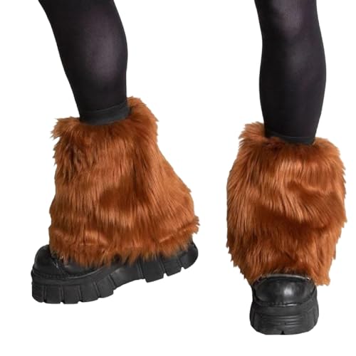 Damenkostüm, sexy Kunstpelz, warme, Flauschige Plüsch Stulpen Beinlinge/Stiefelärmel/Stiefelüberzieher für Damen Accessoire Set, Fell Stulpen Damenkostüm, sexy Kunstpelz, warme, Flauschige Plüsch Stulpen Beinlinge/Stiefelärmel/Stiefelüberzieher für Damen Accessoire Set, Fell Stulpen von DRALOFAO