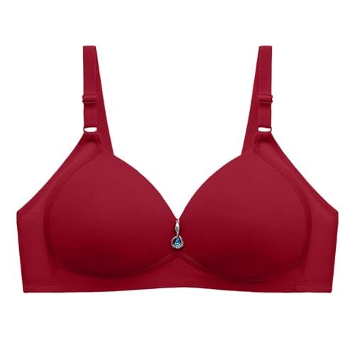 Entlastungs BH Ohne Bügel, Ohne Bügel BH Damen Komfort Leicht - Bustier Elastisch Bralette Baumwolle Atmungsaktiv Weich Bustier Weicher Bequemer T-Shirt Soft Bra von DRALOFAO