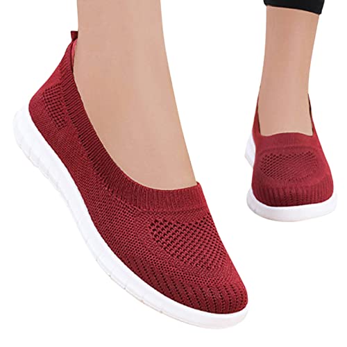 Fitnessschuhe Damen, Turnschuhe Damen Bequeme Laufschuhe - Sneaker Leichtgewichts Running Walkingschuhe Leicht Schuhe Fitness Jogging Leichte Atmungsaktiv rutschfeste Freizeitschuhe von DRALOFAO