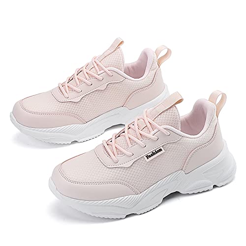 Hallen Fitnessschuhe, Laufschuhe Damen Leicht Turnschuhe - Freizeitschuhe Leichtgewichts Joggingschuhe Atmungsaktiv Freizeit Walkingschuhe Jogging Leichte rutschfeste Schuhe von DRALOFAO