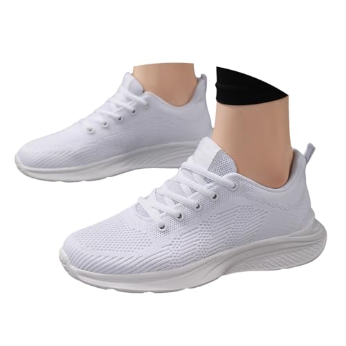 Hallen Fitnessschuhe, Laufschuhe Damen Leicht Turnschuhe - Sneaker Jogging Fitnessschuhe Atmungsaktiv Fitness Joggingschuhe Bequeme Straßenlaufschuhe Freizeit Leichtgewichts Schuhe von DRALOFAO