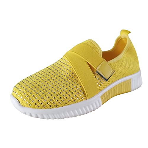 Hallenschuhe 225, Laufschuhe Damen Running Atmungsaktiv Turnschuhe - Bequem Freizeitschuhe Sneakers Mesh rutschfest Tennisschuhe Fitnessschuhe Joggingschuhe von DRALOFAO