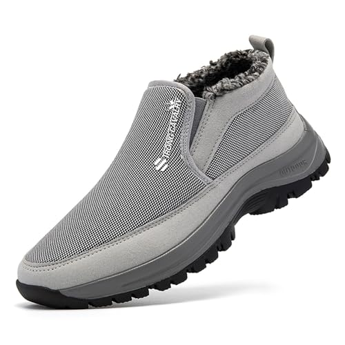 Herbstschuhe Herren， Podowalk Schuhe Herren, Gefüttert Winterschuhe Extra Weit Orthopädische Schuhe Orthomotion -Ergonomischer Schuhe Zur Schmerzlinderung Rutschfeste Sneaker Outdoor Wanderschuhe Turn von DRALOFAO