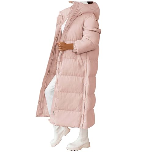 Leichte Jacke Damen,Puffer Jacke Damen Mit Kapuze Daunenjacke Damen Schwarz Steppjacke Winterparka Wandern Übergangsjacken Reisen Damenjacke Dünne Daunenmantel Pufferjacke von DRALOFAO