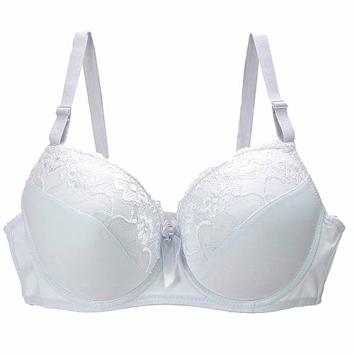 Minimizer BH, Ohne Bügel BH Damen Atmungsaktiv Weich - Bustier Elastisch Bralette Leicht Baumwolle Komfort Bustier Weicher Bequemer T-Shirt Soft Bra von DRALOFAO