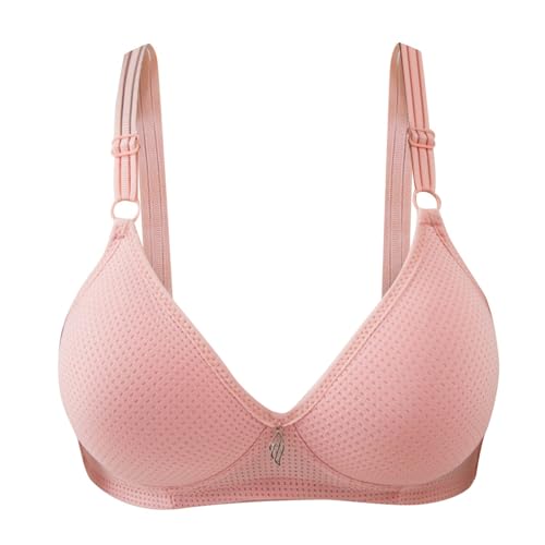 Nur Die BH, Ohne Bügel BH Damen Baumwolle Komfort - Bralette Elastisch Bustier Leicht Atmungsaktiv Weich Atmungsaktiver Und Ultrakomfortabler Schlaf BH von DRALOFAO