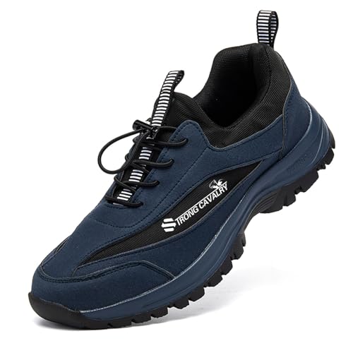 Orthopädische Schuhe Herren， Naturstep Orthopädische Schuhe Herren, Winter Warm Sneaker Schmerzlinderung Schuhe Herren Outdoor rutschfeste Wanderschuhe Komfortschuhe Turnschuhe Für Fitness Und Alltag von DRALOFAO