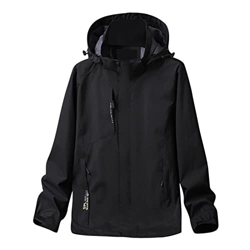 Pilotenjacke Herren, Herrenjacke Herren Reißverschluss Herrenjacken - Softshelljacke Stehkragen Laufjacke Winter Bomberjacke Mit Tasche Jacke Übergangsjacke Fliegerjacke Freizeit von DRALOFAO