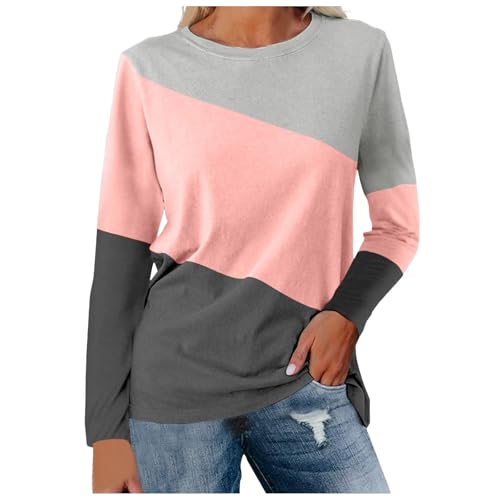 Retourenkauf Angebote, Italienische Mode Damen Pullover Sweatshirt Damen Oversize Pullover Langarmshirt Lang Shirt Baggy V-Ausschnitt Vintage Longpullover Teenager Mädchen Oberteile von DRALOFAO