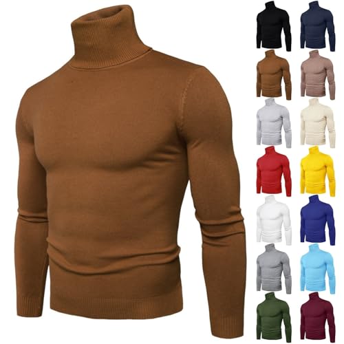 Rollkragenpullover Herren Baumwolle, Rollkragenpullover Herren Schwarz Slim Fit Baumwolle Rollkragenshirt Feinstrick Sweater Freizeit Rollkragen Strickpullover Elastisch Langarm Pullover Einfarbig Tur Rollkragenpullover Herren Baumwolle, Rollkragenpullover Herren Schwarz Slim Fit Baumwolle Rollkragenshirt Feinstrick Sweater Freizeit Rollkragen Strickpullover Elastisch Langarm Pullover Einfarbig Tur von DRALOFAO