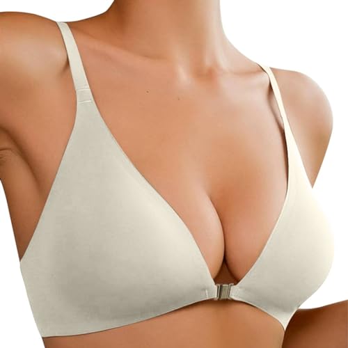 Schlaf BH, Ohne Bügel BH Damen Baumwolle Atmungsaktiv - Bralette Weich Bustier Elastisch Komfort Leicht Atmungsaktiver Und Ultrakomfortabler Schlaf BH von DRALOFAO