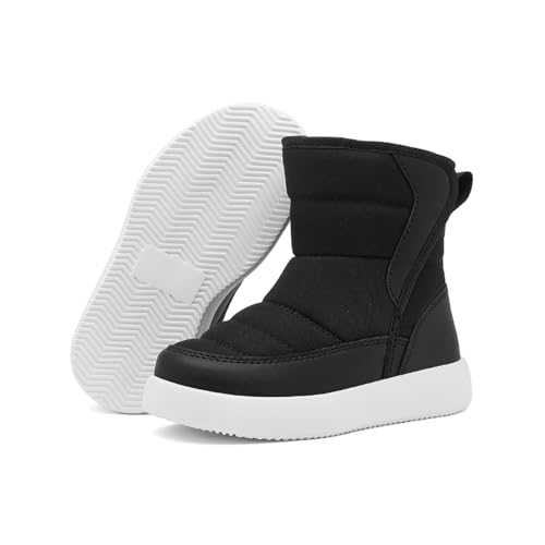 Schneestiefel Kinder Winter Warm Gefütterte Stiefel Mit Klettverschluss - Leicht rutschfest Winterstiefel Mit Breiter Zehe wasserdichte Wander Schneestiefel Für Mädchen Und Jungen Schneestiefel Kinder Winter Warm Gefütterte Stiefel Mit Klettverschluss - Leicht rutschfest Winterstiefel Mit Breiter Zehe wasserdichte Wander Schneestiefel Für Mädchen Und Jungen von DRALOFAO